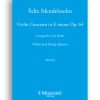 008 Felix Mendelssohn – Violin Concerto in E minor Op. 64 – Parts