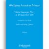 028 Wolfgang Amadeus Mozart - Violin Concerto No.4 in D major KV 218 - All Parts cover