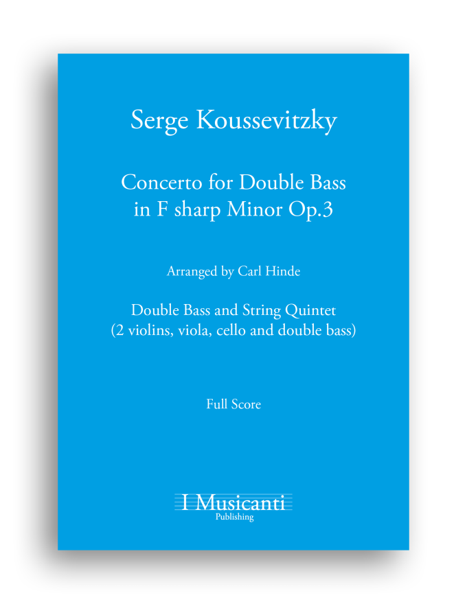 045 Serge Koussevitzky - Concerto for Double Bass in F sharp Minor Op.3 - Full Score