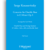 047 Serge Koussevitzky - Concerto for Double Bass in E Minor Op.3 - Full Score